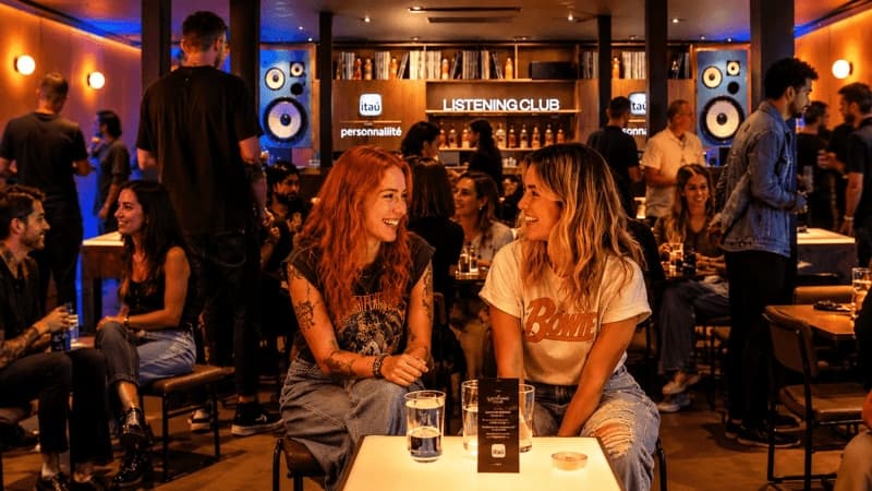 Imagem do Listening Club Itaú no Rock in Rio